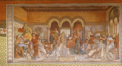 Der Saengerkrieg door Moritz Ludwig von Schwind